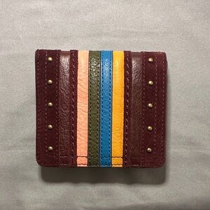Fossil Women's Wallet with Multicolor Stripes